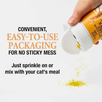 0.8 Ounce jar of Good 'N' Tasty cat food mixer