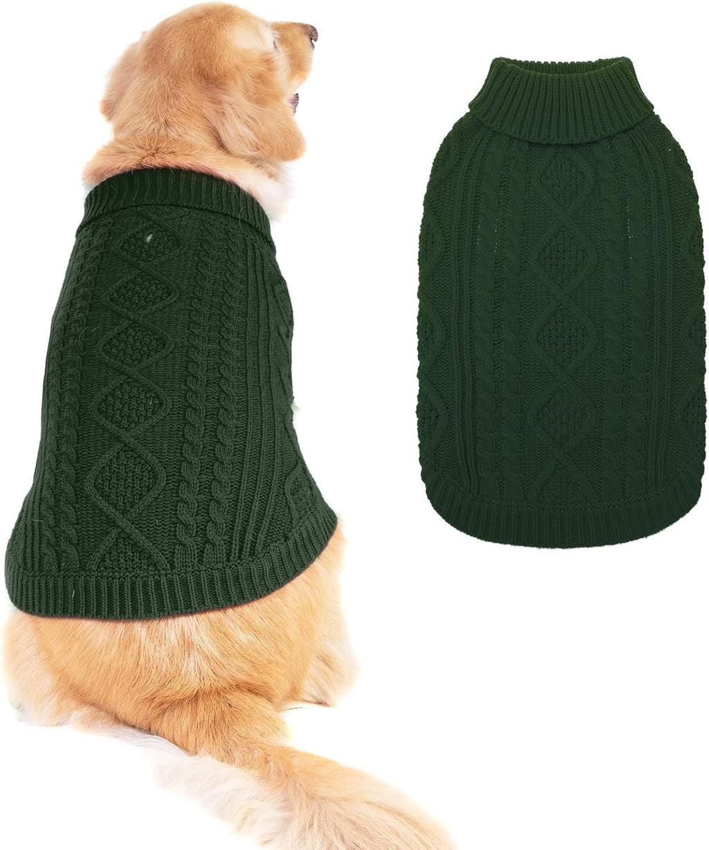 BINGPET medium dog sweater sizing visualization for comfortable chest girth fit
