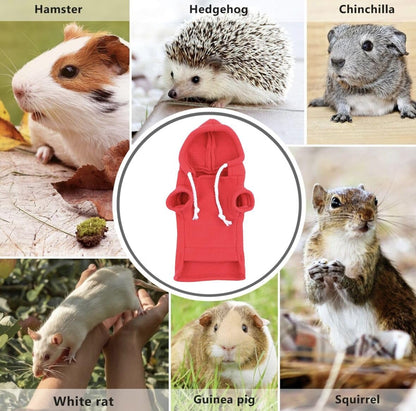PUMEXFE funny pet squirrel and rat hoodie packaging presentation