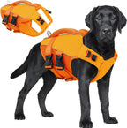 ASENKU Dog Life Jacket, High Floatation Dog Swimming Vest with Rescue Handles for Small Medium Large Dogs, Pet Safety Swimsuit Preserver for Pool Beach Boating (LakeGreen, L) - Image 10