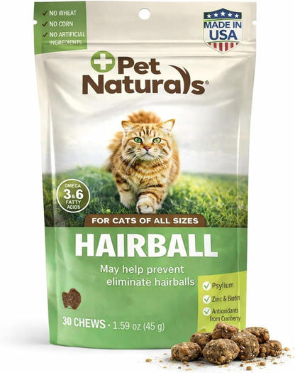 Pet Naturals Hairball Soft Chews for Cats, Omegas & Biotin for Skin Health, No Wheat or Corn, Vet Formulated, Value Size, Chicken, 160 Count - Image 10