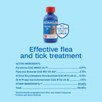 Pack of 2 Adams Pyrethrin flea dip bottles
