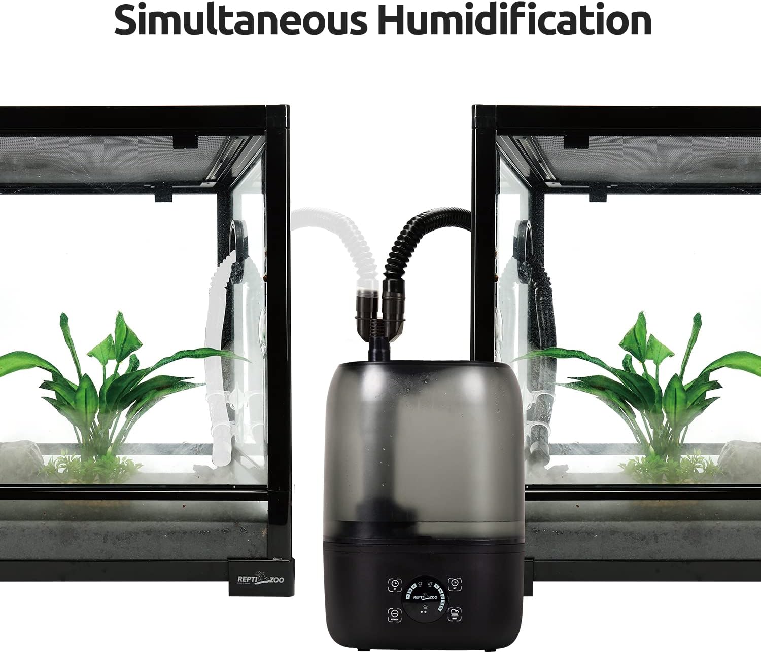 Full contents of the REPTI ZOO reptile humidifier expansion set including six individual tubes and connectors