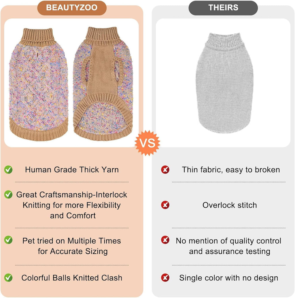 BEAUTYZOO small dog clothes beige color style option for puppies