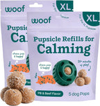 WOOF Pupsicle Refill Pops for All-in-1 Health - Long-Lasting Multivitamin Refills for The Pupsicle Toy - with Vitamins A, B, D, Iron, Magnesium, and Fiber - Large Pops - 7 Count - Image 11