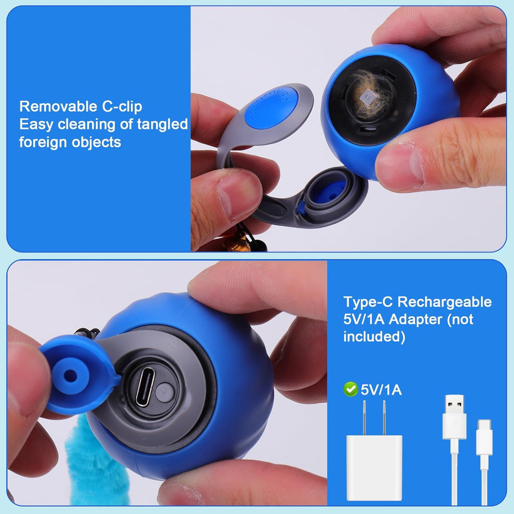 Components and accessories included with Baborui cat toy