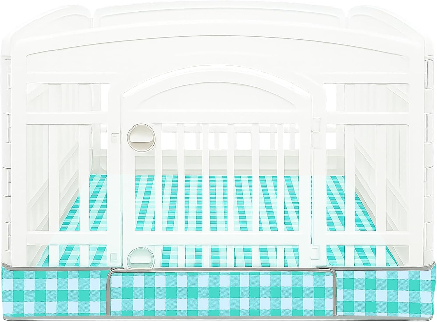 Dog Playpen Bottom Pad Fits for 36 Inch 4 Panels Exercise Pet Playpen, Dog Crate Pad Puppy Playpen Pad, Hoop and Loop Design (Note: Playpen Not Included). -Pink - Image 12