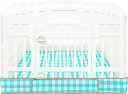 Dog Playpen Bottom Pad Fits for 36 Inch 4 Panels Exercise Pet Playpen, Dog Crate Pad Puppy Playpen Pad, Hoop and Loop Design (Note: Playpen Not Included). -Pink - Image 12