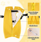 Lukovee double layer rain jacket with the adjustable belly straps laid out flat