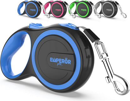 Emperor Pets Pink Heavy Duty Retractable Dog Leash 26 ft - Tangle-Free Nylon Tape, Anti-Slip Grip, Reflective - Retractable Leash for Medium Large Dogs up to 110 lbs -Classic-PK26 - Image 10