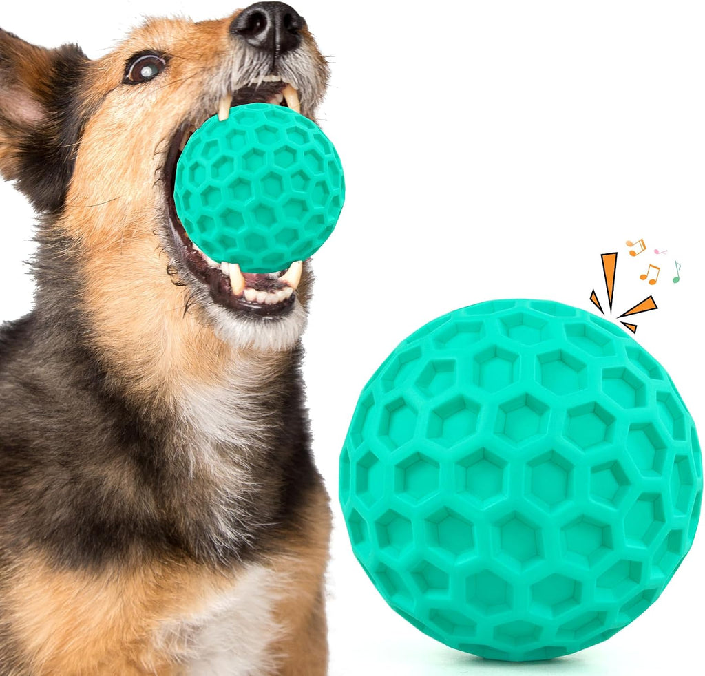 Tough Dog Chew Toys for Aggressive Chewers, Indestructible Dog Balls for Aggressive Chewers, Squeaky Balls for Dogs, Squeaky Toys for Large Dogs, Funny Heavy Duty Ball - Image 11