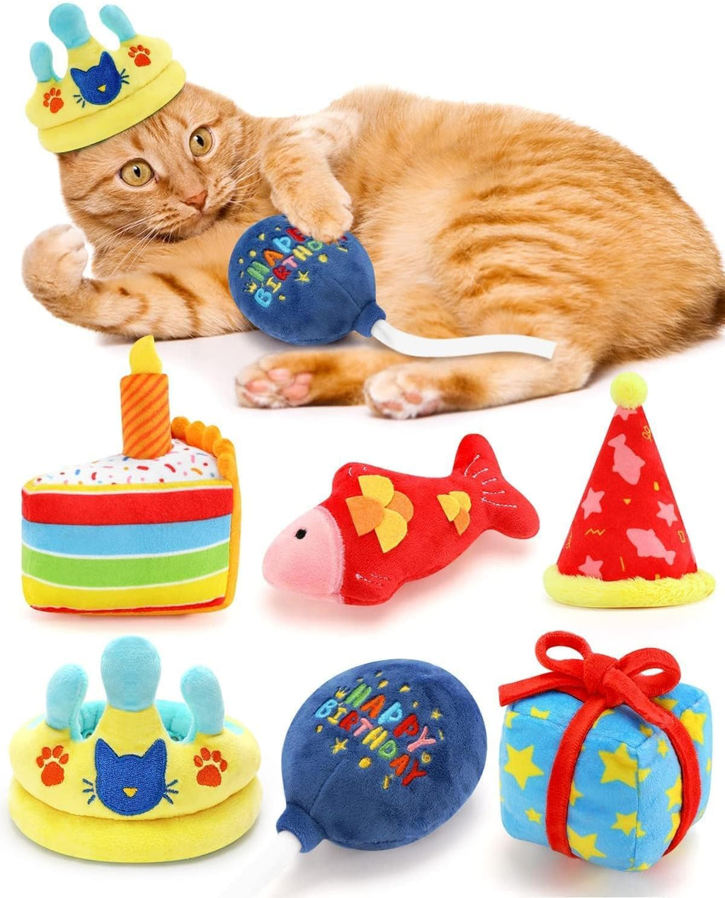 CiyvoLyeen Bread Catnip Toys, Cat Toy for Indoor Interactive Toys, Kitten Chew Bite Kick Toy Baguette Croissant Pretzel Toast Bun Cinnamon Roll Plush Catmint Pet Birthday Presents 6 Pack - Image 10