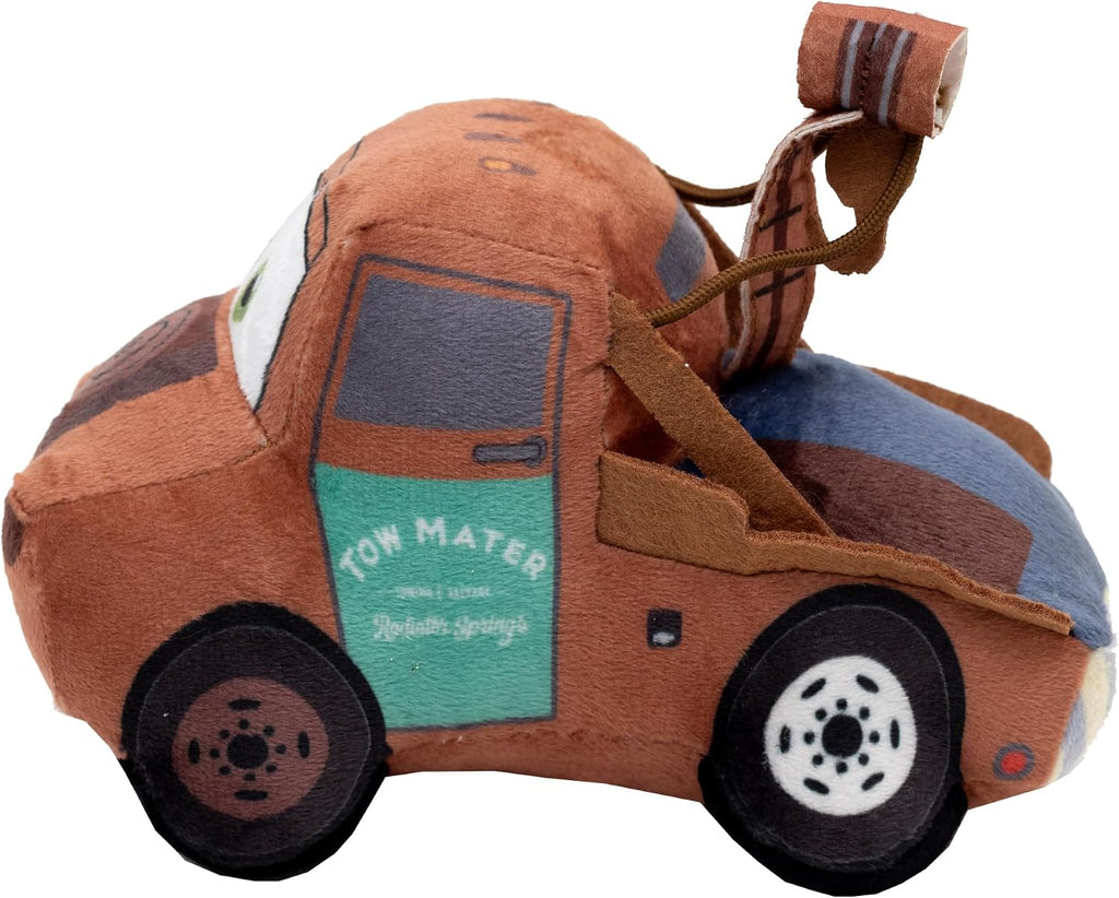Side profile of Sir Tow Mater plush dog toy by Buckle-Down
