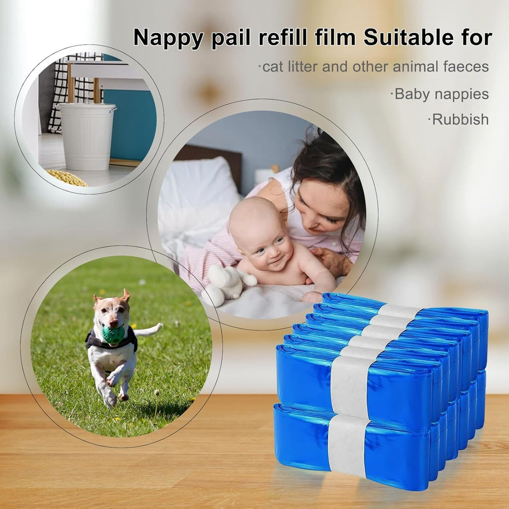 Astrallgn premium scented pet waste liners compatible with standard disposal pails