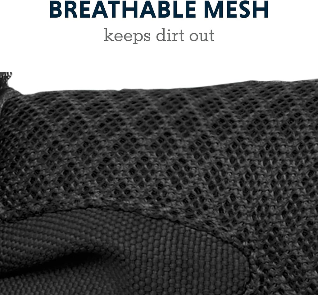 Breathable mesh upper texture of Ruffwear dog shoes