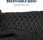 Breathable mesh upper texture of Ruffwear dog shoes