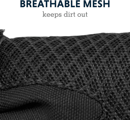 Breathable mesh upper texture of Ruffwear dog shoes