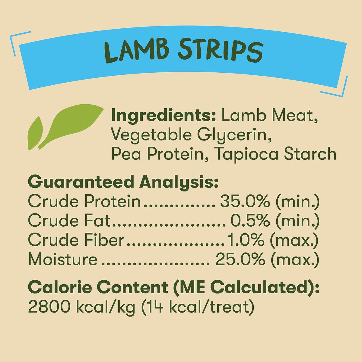 High protein natural lamb jerky treats for all dog breeds