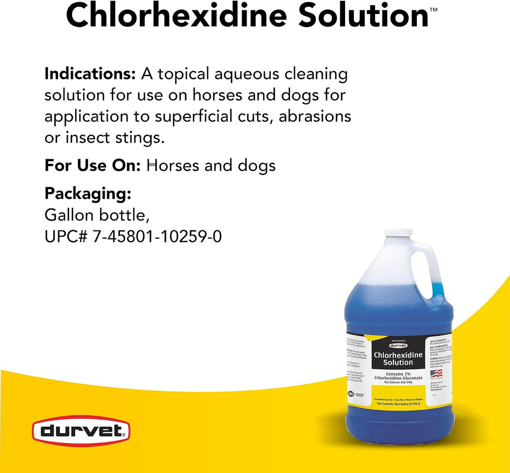 Durvet antimicrobial animal cleaning agent bottle side profile