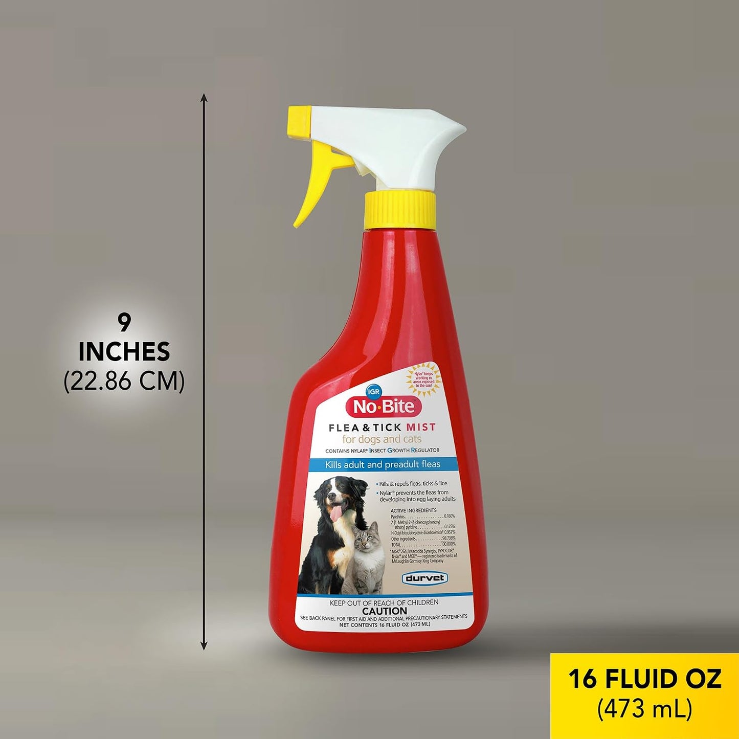 Durvet No-Bite flea spray for dogs and cats