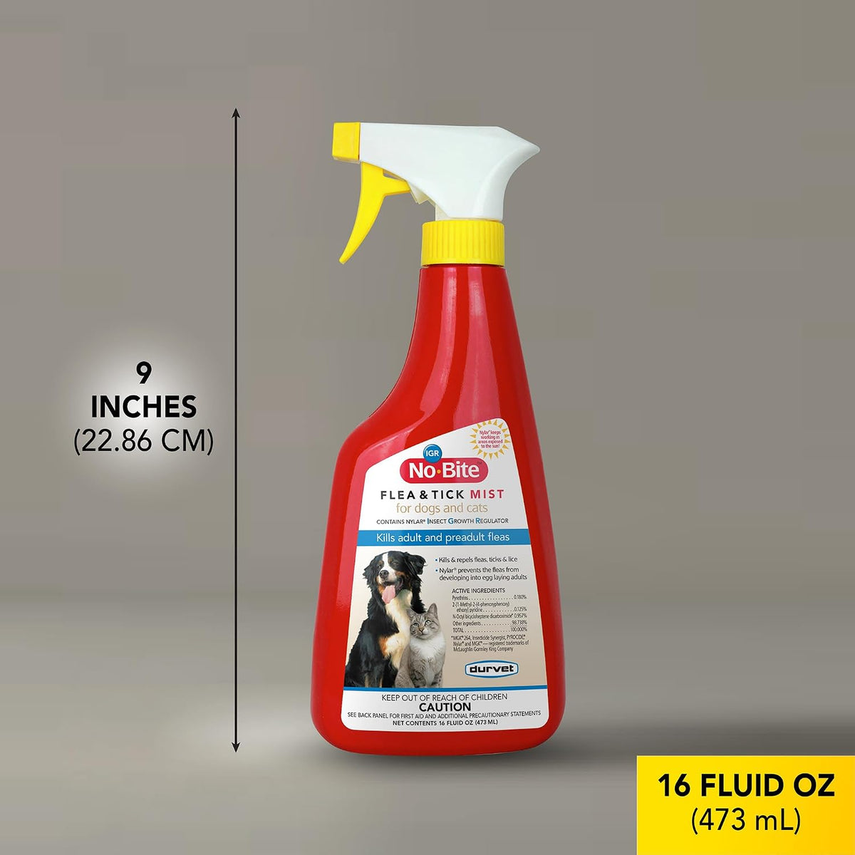 Durvet No-Bite flea spray for dogs and cats