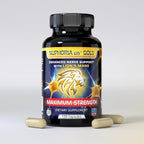 Nuphoria Cm Gold nerve support formula 120 capsules bottle front view