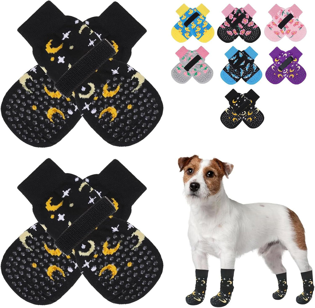 Scenereal anti-slip dog socks front view for paw protection