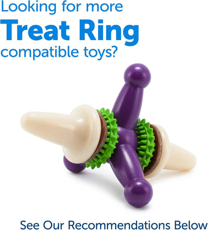 Durable interactive chew ring refills close up details