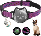 AirTag Cat Collar: Reflective Breakaway Collar, Hidden AirTag Holder - Image 12