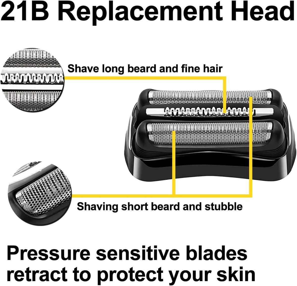 Close up of stainless steel mesh on Trah 21B replacement part