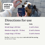 Authentic PetLab Co. dog digestive health soft chews 60 count bundle.