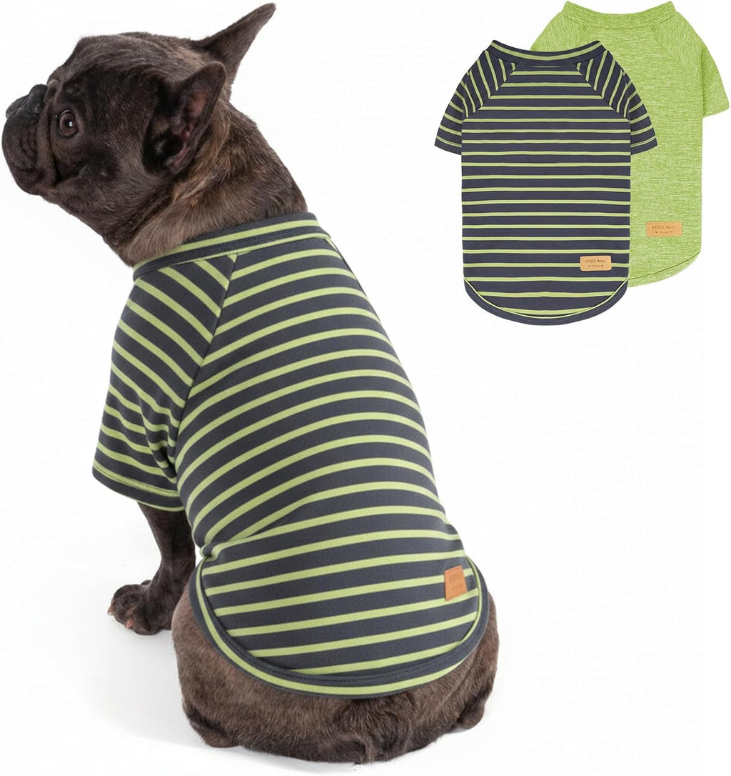 KYEESE 2Pack Dog Sweater, Soft Pet Sweatshirt Stretchy Pullover Dog Sweater for Medium Large Dogs Boy, Lightweight Fleece Pet Shirt Clothes with Sleeves, 2XL - Image 12