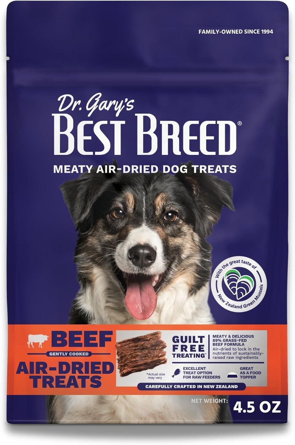 Dr. Gary's Best Breed Air-Dried Dog Treats & Food Topper - Grass-Fed New Zealand Beef, Single Protein for Sensitive Dogs, Grain-Free (12 oz) - Image 15