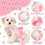 Saintrygo small dog dresses displayed together in five different styles