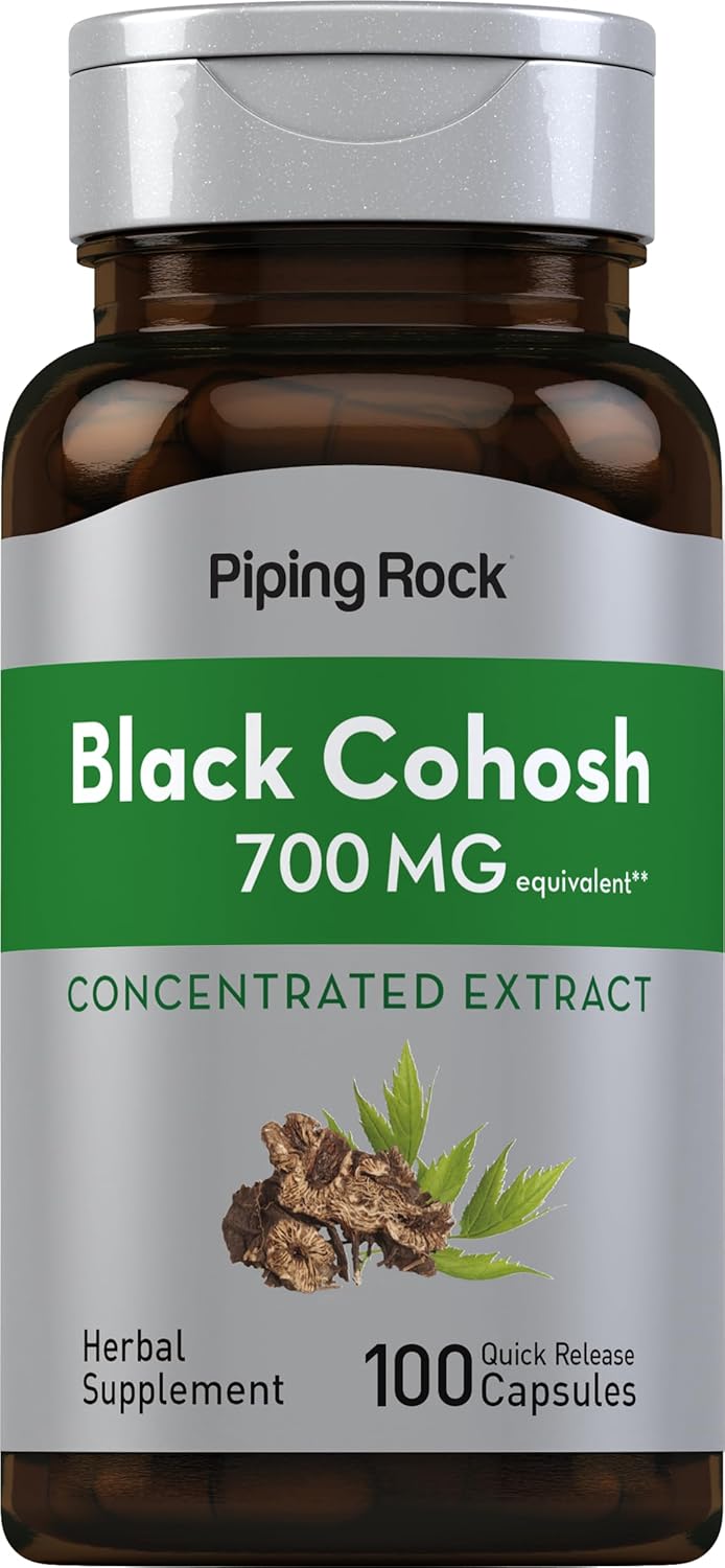 Piping Rock Black Cohosh Root Extract 700mg bottle front view