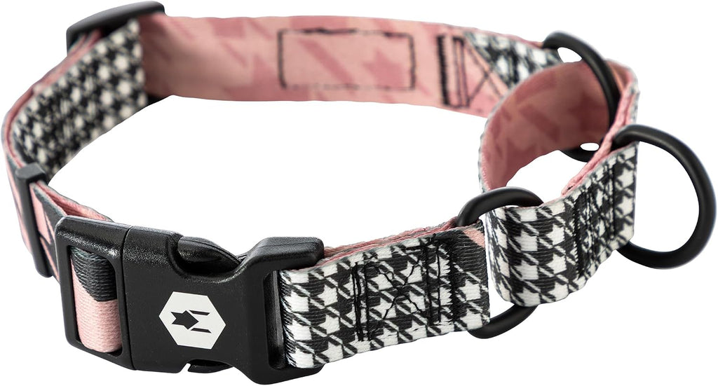 Wolfgang Heavy Duty Martingale Dog Collar with Quick Release Nylon Buckle for Walking & Training, Overland Print, Large - Image 14