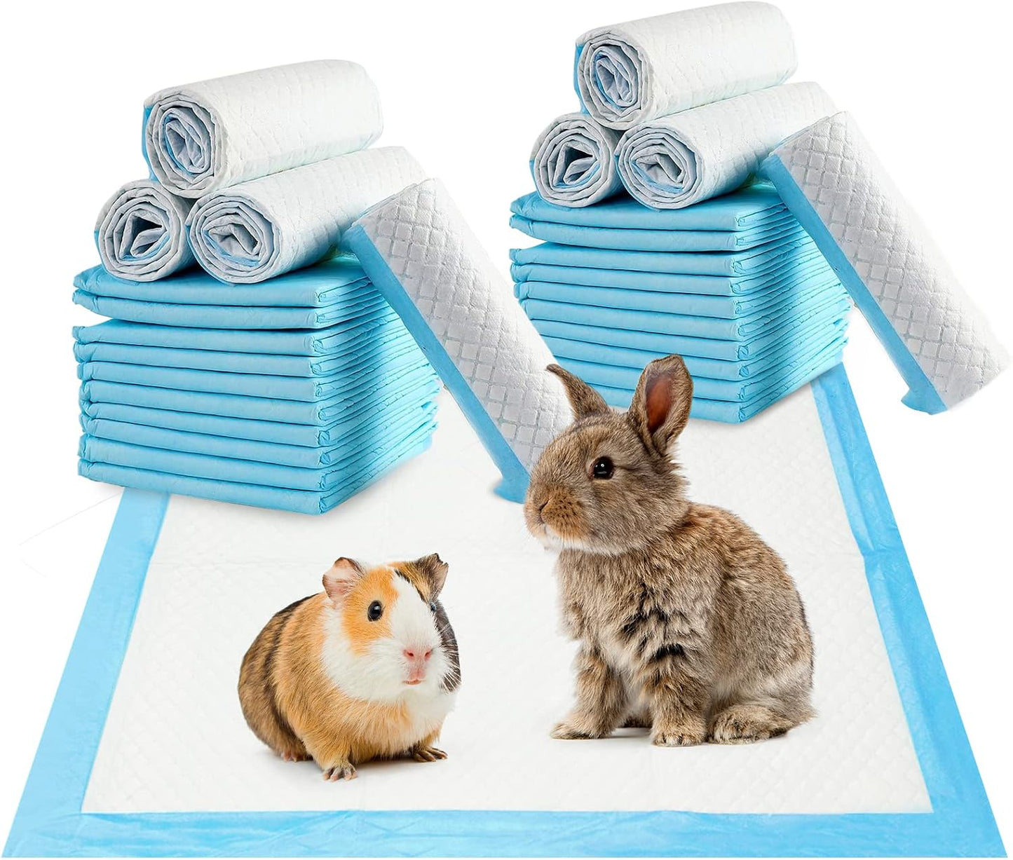 Small puppy using Fhiny charcoal quick dry pee pad
