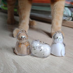 BTYYIHEX pet hair keepsake keyring attached to a handbag showcasing the authentic imported premium design.