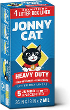 Jonny Cat Litter Box Liners: Heavy Duty - Tear & Leak Resistant - Drawstring Close - Jumbo, 15 Count - Image 11