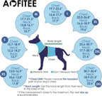 AOFITEE anti anxiety dog shirt in navy blue side view