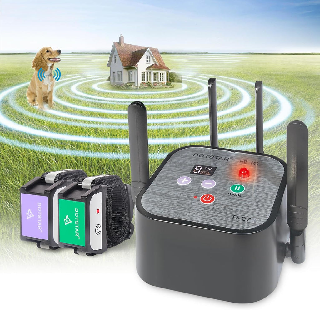 Wireless Dog Fence Pet Electric 2026 Newest Intelligent Containment System, AI Smart Alarm Low Battery Dog Out of Range Reminder, Display Receiver Battery Level, Waterproof Rechargeable Dog Fence - Image 10