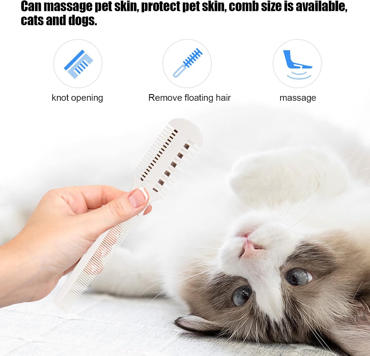 KooingTech pet hair grooming tool with 5 blades kit