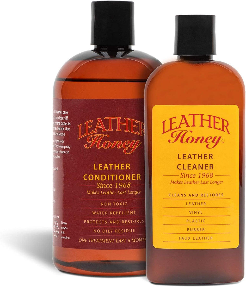 Leather Honey Complete Leather Care Kit front view premium leather conditioner