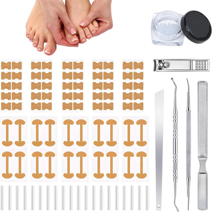 BSolus professional ingrown toenail corrector set front view showing complete pedicure tool kit packaging.