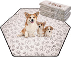 Qeils Reusable Puppy Pads, 2 Pack Washable Pee Pads for Dogs, Waterproof Non Slip Wee Wee pad, Absorbent and Leakproof Training Mats for Potty, Crate, Playpen, Bed, Sofa, 18"x 24" - Image 10