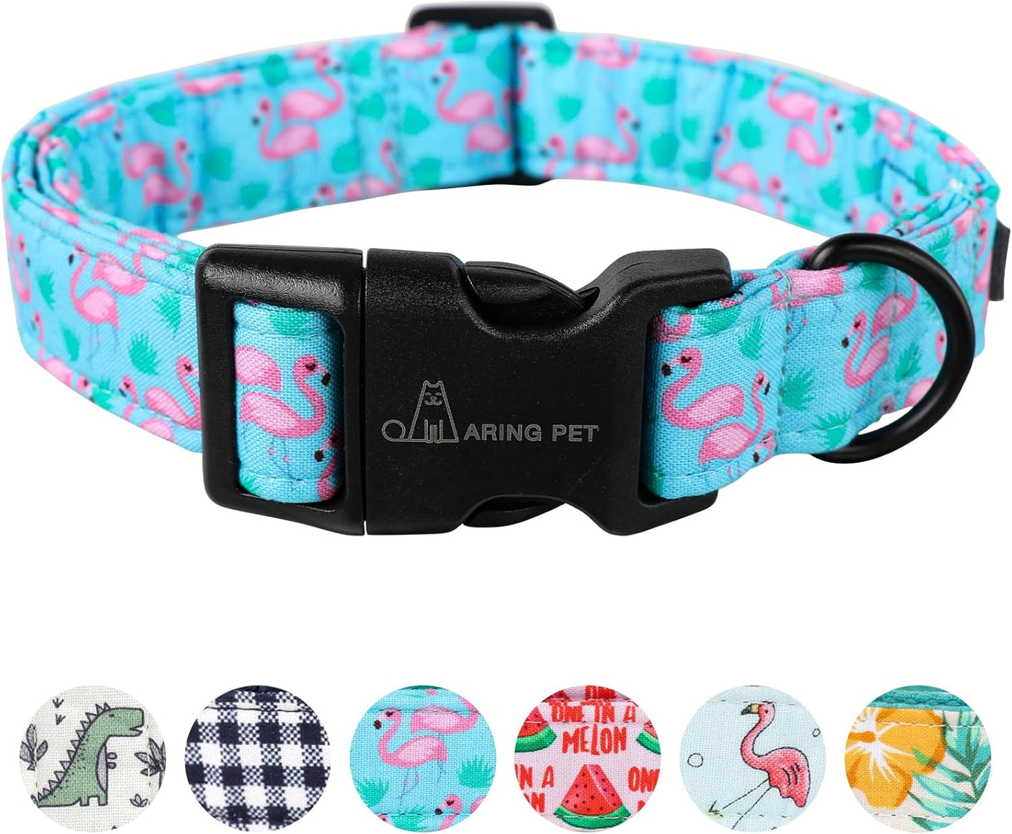 ARING PET Dinosaur Dog Collar-Cute Dog Collar for Small Dogs, Adjustable Comfortable Cotton Boy Dog Collars for Small Medium Large Dogs, Small - Image 13
