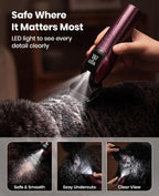 Oneisall authentic imported dog and cat hair grooming clipper full accessories set