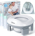 Orzbow portable potty training toilet in grey front view