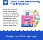 Natural tick repellent patches for dogs and cats collar application view