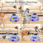 MOHAYA automatic indoor cat toy showing the electric flying butterfly attachment